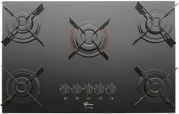 Cooktop a Gás 5 Bocas Fit Line Fischer
