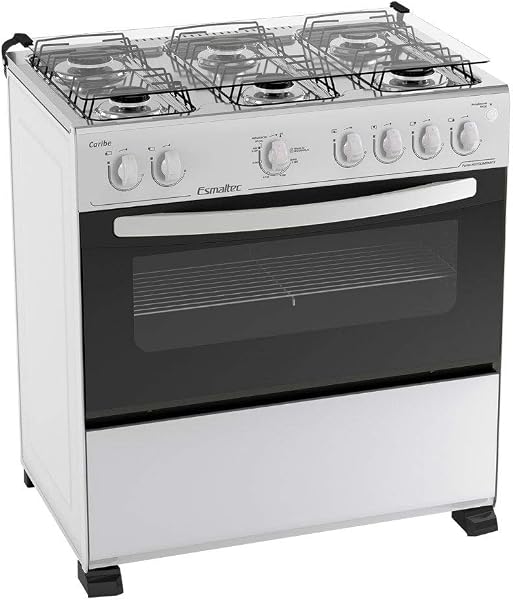 Fogão 6 Bocas Esmaltec Caribe