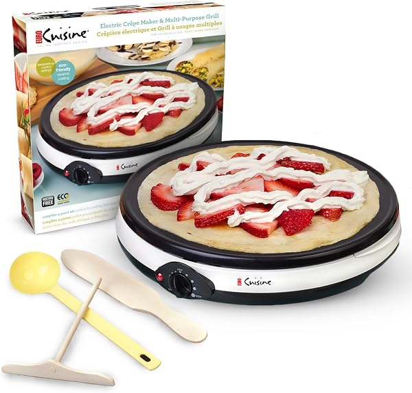 Máquina de Crepe CM20 Euro Cuisine