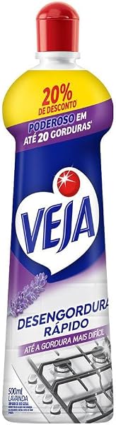 Veja Limpador Desengordurante Cozinha Lavanda